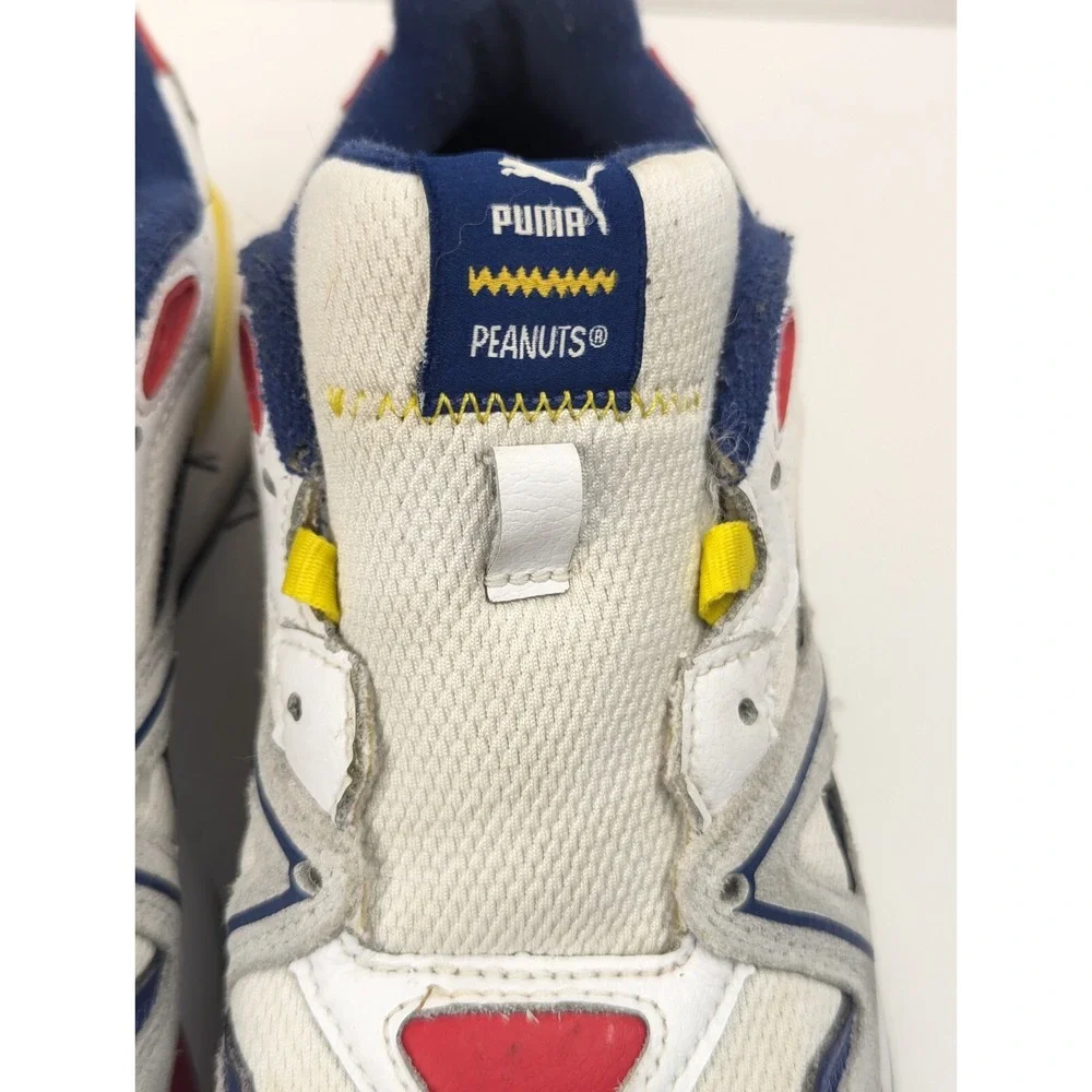 Puma PEANUTS R78 Jr sz 4C 22cm Red Yellow‎ Blue White  375742 01 - Picture 4 of 16